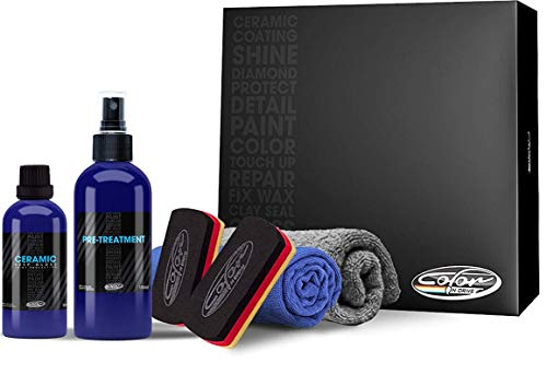 Color N Drive Deep Gloss 9H Car Ceramic Coating Paint Protection Kit, Automotive Polish For Color Protection Against Scratches, Stains, Chipping And Uv Light, Vehicle Care Deep Gloss Shine Finish