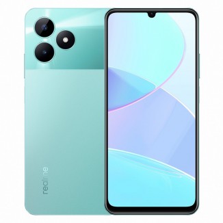 Realme C51 in Mint Green and Carbon Black