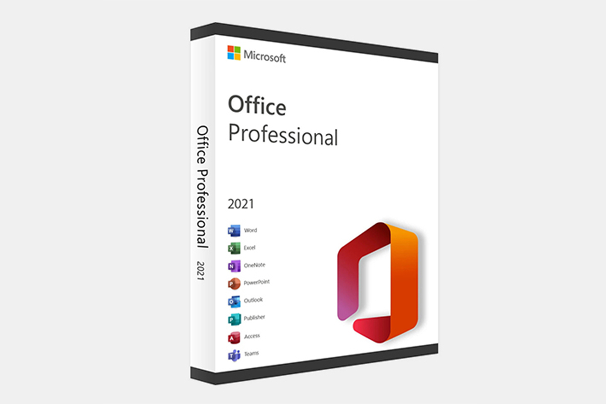 Microsoft Office Professional 2021 for Windows: Lifetime License (2-Pack)