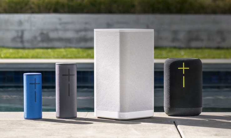 Left to right: The UE BOOM, MEGABOOM, HYPERBOOM and EPICBOOM (Image Source: Ultimate Ears)