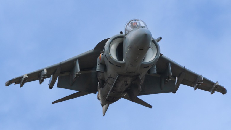 AV-8B Harrier II in the air