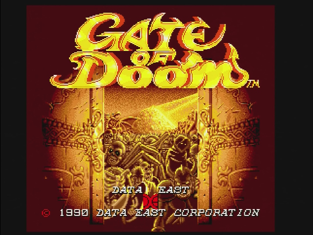 Gate of Doom title screen