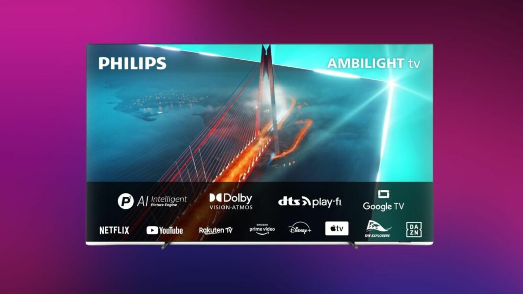 Le prix du TV OLED 55″ de Philips, avec Ambilight, chute sous la barre symbolique des 1 000 €