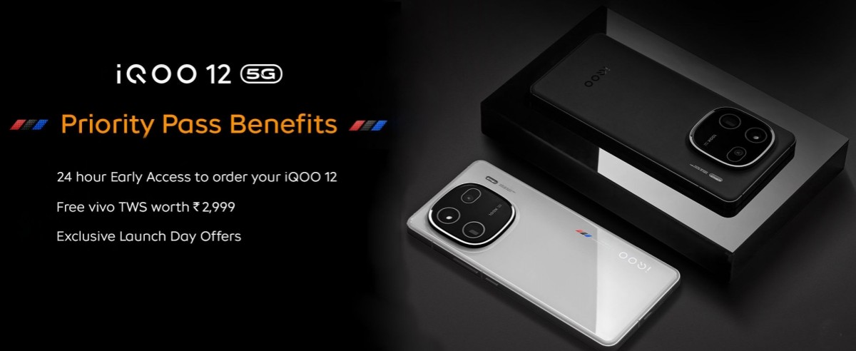 iQOO 12 Priority Pass arrives in India ahead of Dec 12 launch