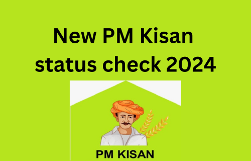 New PM Kisan status check 2024 with PM kisan logo new on transparent background 