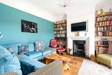 thumbnail: The living room​ has original coving, picture rails and ceiling rose